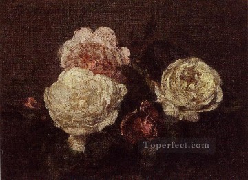 花 バラ2 花の画家 アンリ・ファンタン・ラトゥール Oil Paintings